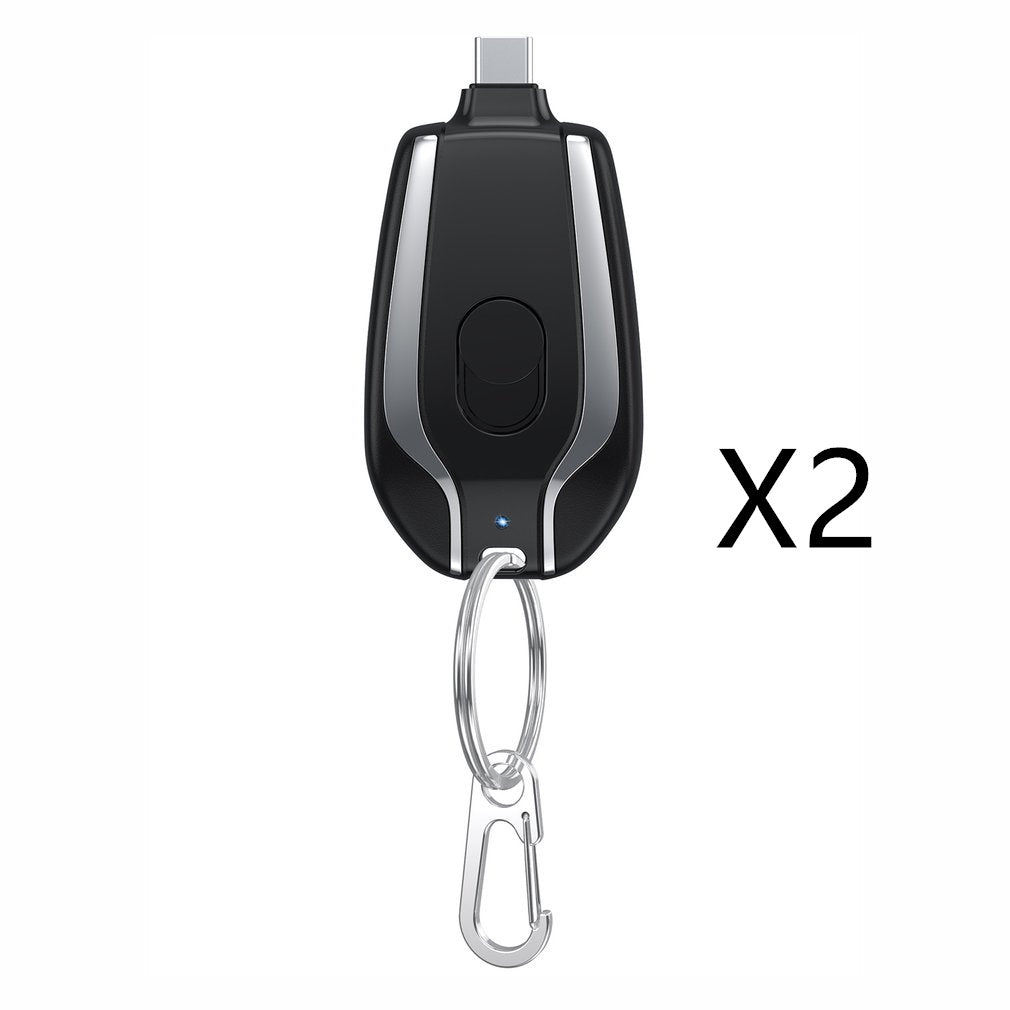 1500mAh Mini Pod Keychain Charger With Type-C