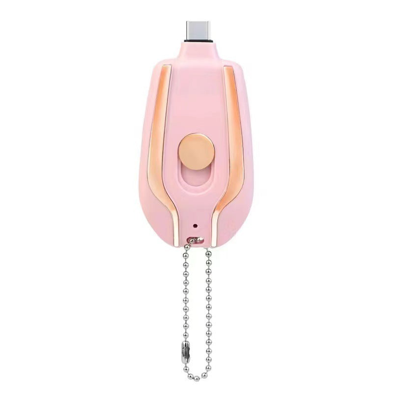 1500mAh Mini Pod Keychain Charger With Type-C