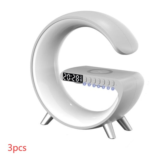 New Intelligent G Shaped LED Lamp Bluetooth Speake Wireless Charger Atmosphere Lamp App Control