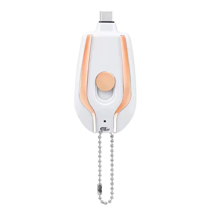 1500mAh Mini Pod Keychain Charger With Type-C