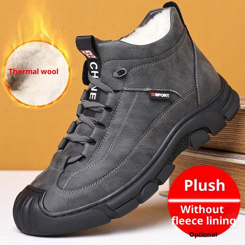 Cotton Wool Cold-proof Large Size Shoes