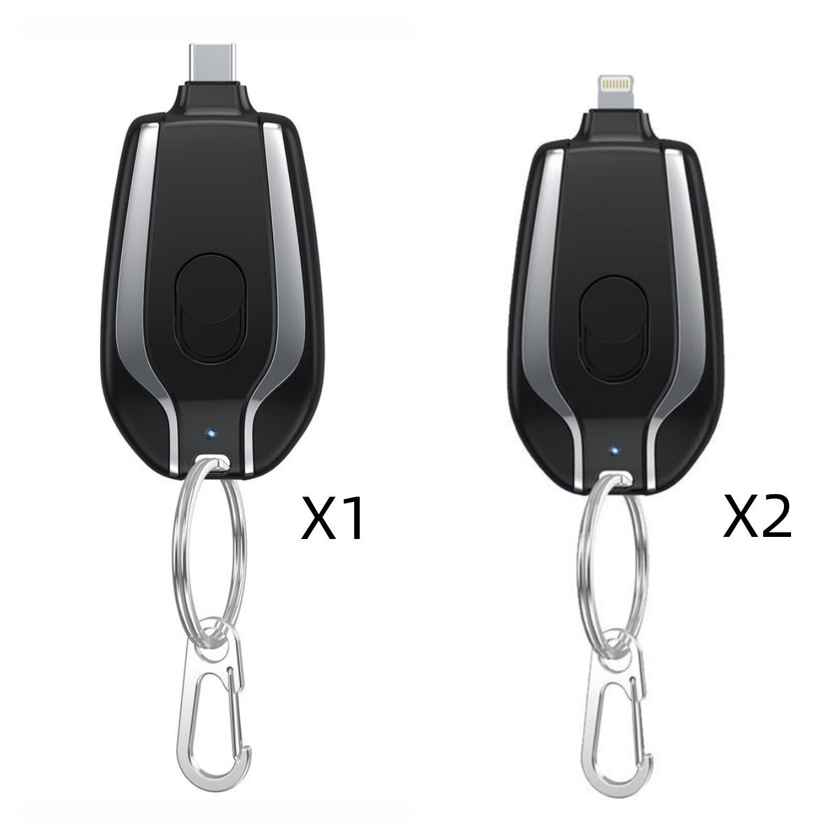 1500mAh Mini Pod Keychain Charger With Type-C