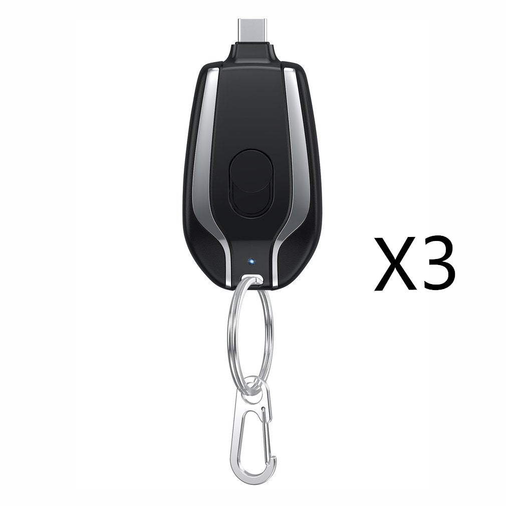 1500mAh Mini Pod Keychain Charger With Type-C